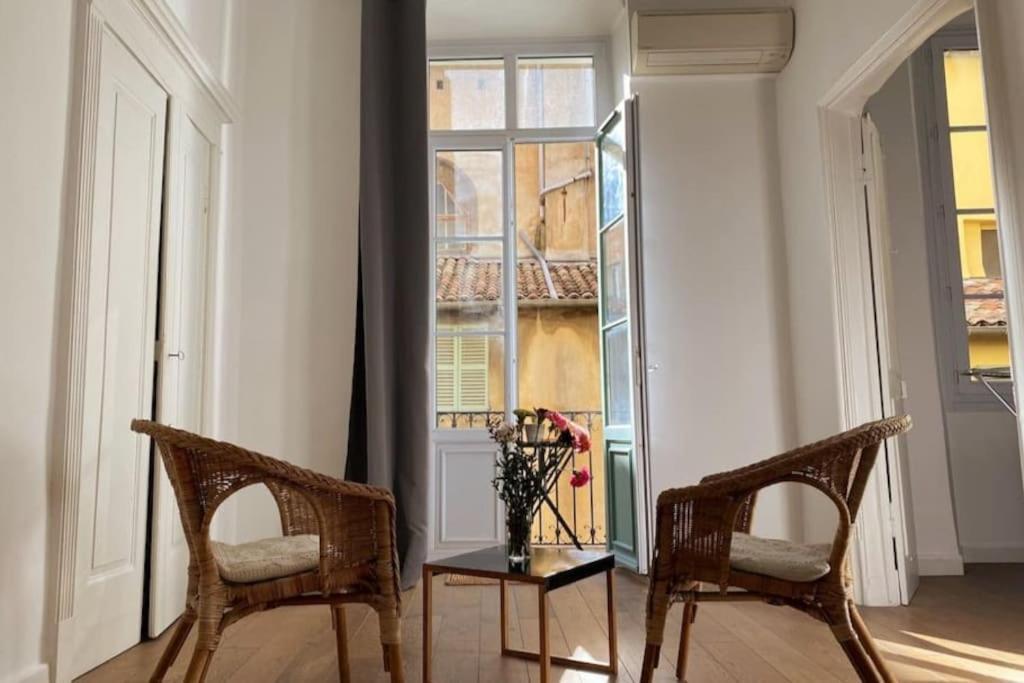 Homelivia, Vieux Nice, Appartement De Charme, Clim Balcon Exterior foto
